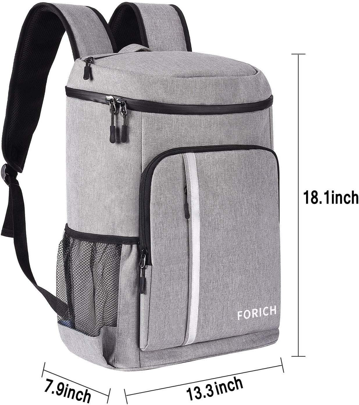 Premium Leakproof Insulated Backpack Cooler - Lightweight Waterproof Design for Beach, Picnics, Camping & Hiking - Holds 30 Cans